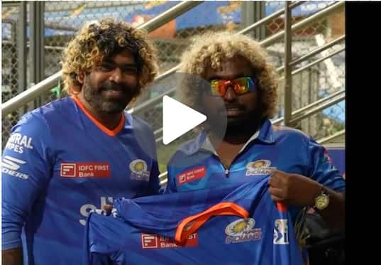 [Watch] Malinga Encounters His Indian Doppelganger At Wankhede Ahead Of MI-KKR Clash